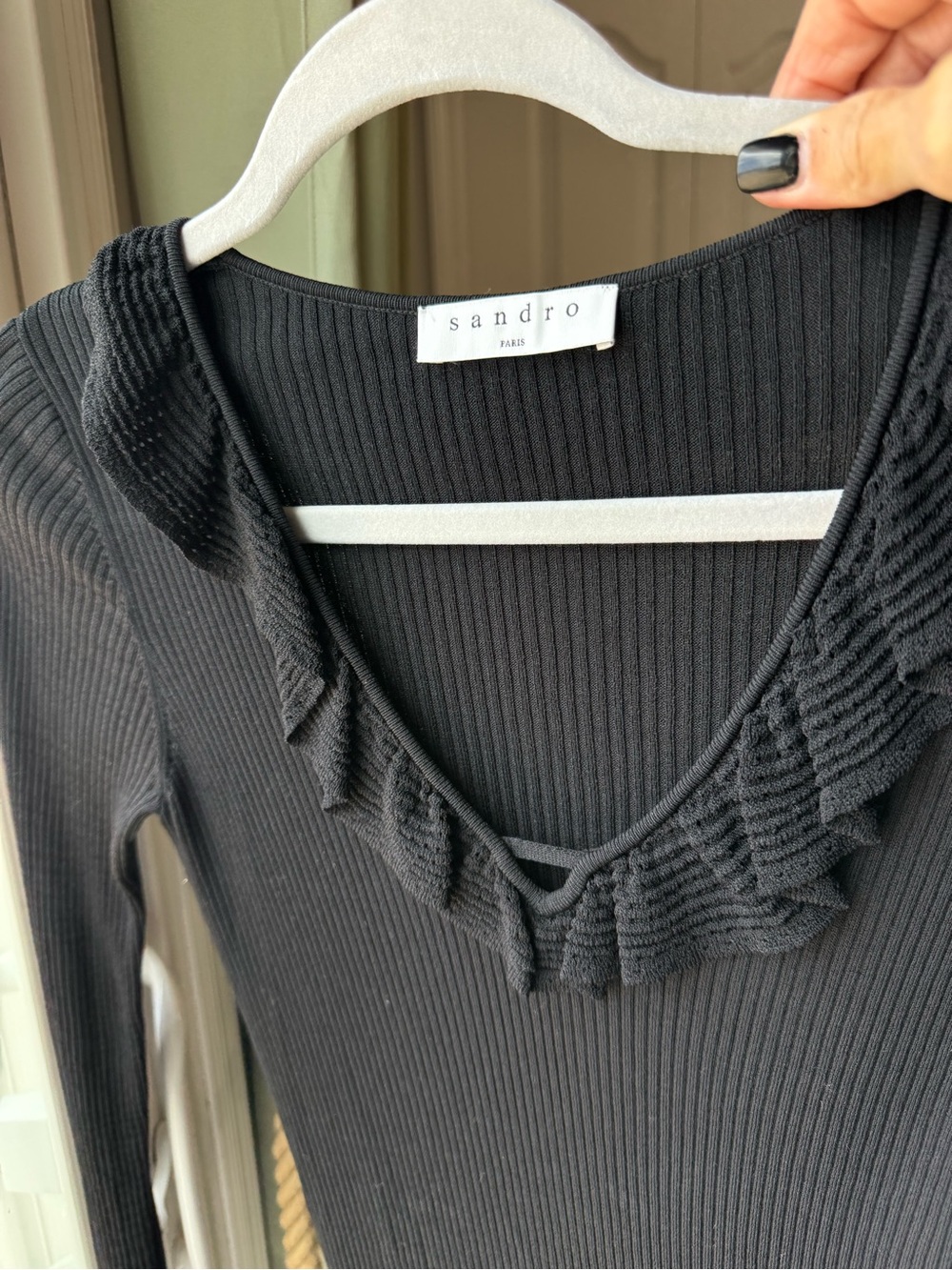 Sandro Paris Knit Top